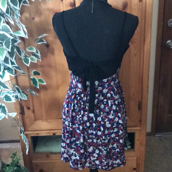 Blue, Red, White & Black Bra Back Sundress - Picture 8 of 9